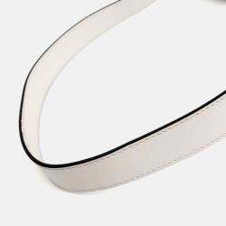 Pre Owned Gucci Sylvie White Leather Bag