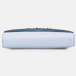 مملوكة مسبقًا Gucci Blue Small Leather Zumi Satchel