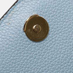 مملوكة مسبقًا Gucci Blue Small Leather Zumi Satchel