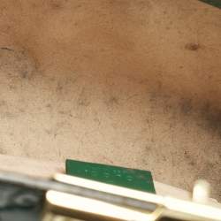 Pre Owned Gucci Green Guccissima Leather Small Padlock Shoulder Bag