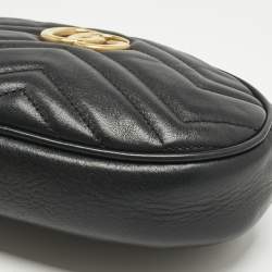 مملوكة مسبقًا حقيبة غوتشي حزام مارمونت GG  جلد ماتيلاس حمراء