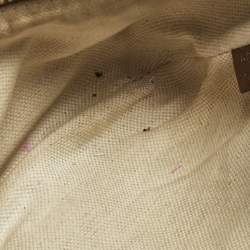 Pre Owned Gucci Brown/Beige GG Supreme Canvas Interlocking G Belt Bag