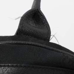 Pre Owned Gucci Black GG Nylon and Leather Princy Boston Bag