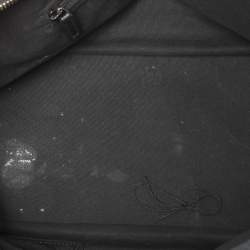 Pre Owned Gucci Black GG Nylon and Leather Princy Boston Bag