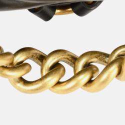 Pre Owned Gucci Gg Marmont Quilted Mini Backpack Leather Black