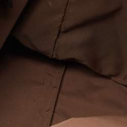 Pre Owned Gucci Brown/Beige GG Supreme Canvas Patchwork Drawstring Convertible Tote/Backpack