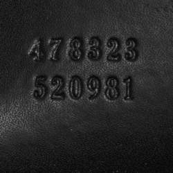 Pre Owned Gucci Black Soft GG Supreme Canvas and Leather Carry On Duffel Bag