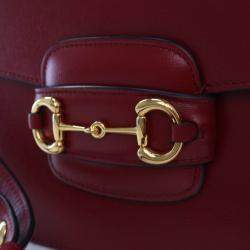 Pre Owned Gucci Small Calfskin Horsebit 1955 Shoulder Bag