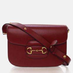 Pre Owned Gucci Small Calfskin Horsebit 1955 Shoulder Bag