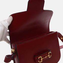 Pre Owned Gucci Small Calfskin Horsebit 1955 Shoulder Bag