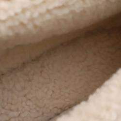 Pre Owned Gucci Mini Beige/Black Calf Leather Shearling Dionysus Top Handle