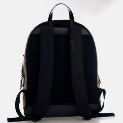 Pre Owned Gucci Medium Brown GG Supreme Eden Backpack