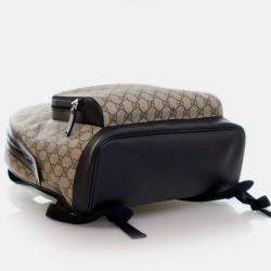 Pre Owned Gucci Medium Brown GG Supreme Eden Backpack