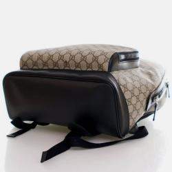 Pre Owned Gucci Medium Brown GG Supreme Eden Backpack