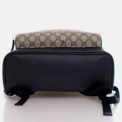 Pre Owned Gucci Medium Brown GG Supreme Eden Backpack