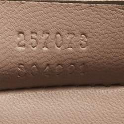 Pre Owned Gucci Rose Poudre Microguccissima Patent Leather Broadway Clutch