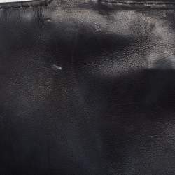 Pre Owned Gucci Black Leather Snaffle Bit Medium Shoulder Bag