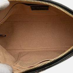 Pre Owned Gucci Black Small Calfskin Ophidia Dome Crossbody