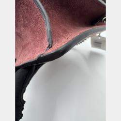 Pre Owned Gucci Beige/Maroon GG Supreme Blooms Canvas and Suede Mini Dionysus Shoulder Bag