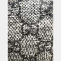 Pre Owned Gucci Beige/Red GG Supreme Canvas and Suede Mini Dionysus Shoulder Bag