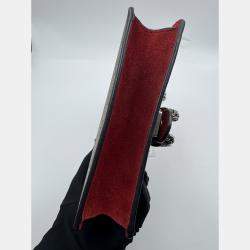 Pre Owned Gucci Beige/Red GG Supreme Canvas and Suede Mini Dionysus Shoulder Bag