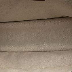 Pre Owned Gucci Brown Medium GG Canvas Horsebit 1955 Tote