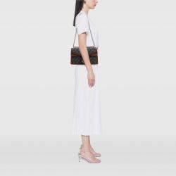 Pre Owned Gucci Blue Small GG Denim Dionysus Shoulder Bag