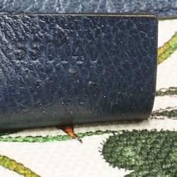 Pre Owned Gucci Multicolor Flora Canvas and Leather Large Tote