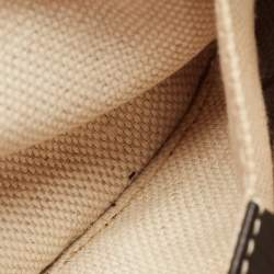 Pre Owned Gucci Black Leather Soho Flap Chain Crossbody Bag