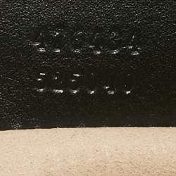 Pre Owned Gucci Black Matelassé Leather GG Marmont Belt Bag