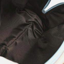 Pre Owned Gucci Beige/Light Blue GG Handbag