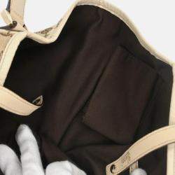 Pre Owned Gucci Beige Canvas GG Hobo Handbag