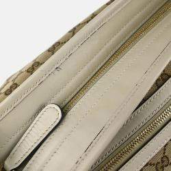 Pre Owned Gucci Beige GG Shoulder Bag