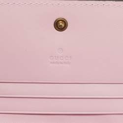 مملوكة مسبقًا محفظة غوتشي جلد متعددة الألوان شريط الملكة مارغريت كارد