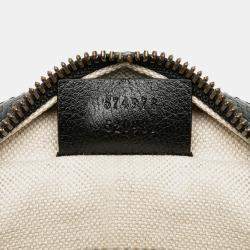 Pre Owned Gucci Blue GG Velvet Ophidia Round Crossbody