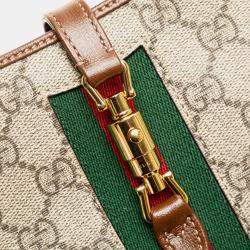 Pre Owned Gucci Brown Mini GG Supreme Jackie 1961 Crossbody
