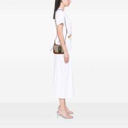 Pre Owned Gucci Brown Mini GG Supreme Jackie 1961 Crossbody