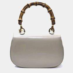Pre Owned Gucci Bamboo 1947 Small Top Handbag