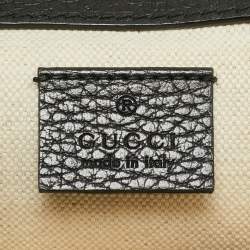 Pre Owned Gucci Black Leather Small Dionysus Crystals Shoulder Bag