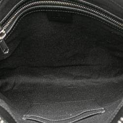 Pre Owned Gucci Black Medium GG Supreme Web Messenger Bag