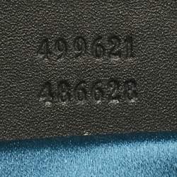 مملوكة مسبقًا حقيبة كتف غوتشي أوبيديا ويب سويد أحمر / أزرق صغيرة