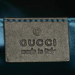 مملوكة مسبقًا حقيبة كتف غوتشي أوبيديا ويب سويد أحمر / أزرق صغيرة