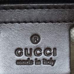 Pre Owned Gucci Beige/Brown GG Canvas and Leather Medium Vintage Web Boston Bag