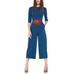 Pre Owned Gucci Red Matelassé Leather GG Marmont Belt Bag