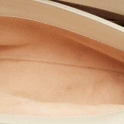 Pre Owned Gucci White/Multicolor GG Supreme Canvas Flora Ophidia Small Chain Shoulder Bag