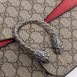 Pre Owned Gucci Beige PVC Dionysus Chain Shoulder Bag