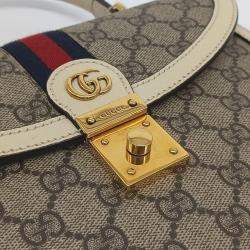 Pre Owned   Gucci Ophidia Top Handle Bag