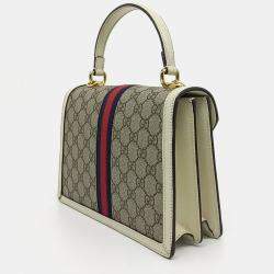 Pre Owned   Gucci Ophidia Top Handle Bag