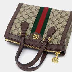 Pre Owned Gucci Ophidia GG Shoulder Bag Small