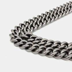 Pre Owned Gucci Beige Pink Canvas and Leather Dionysus Chain Shoulder Bag